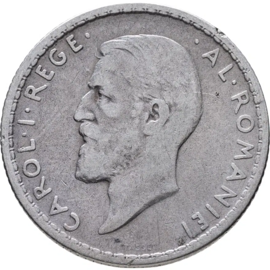 Румыния 1 лей (leu) 1910, реверс