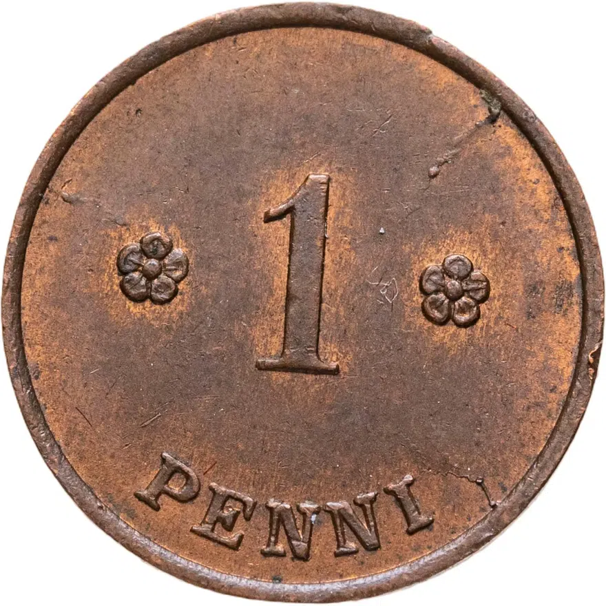 Финляндия 1 пенни (penny) 1919