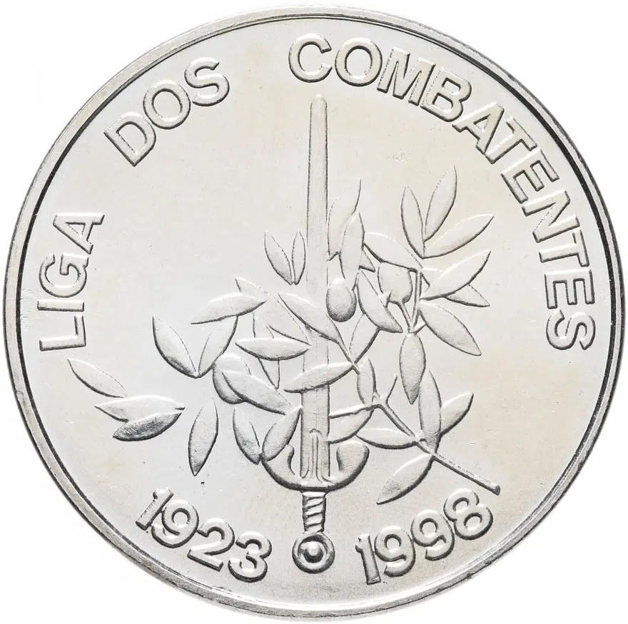 Португалия 1000 эскудо (escudos) 1998 "75 лет Лиге Комбатанты"