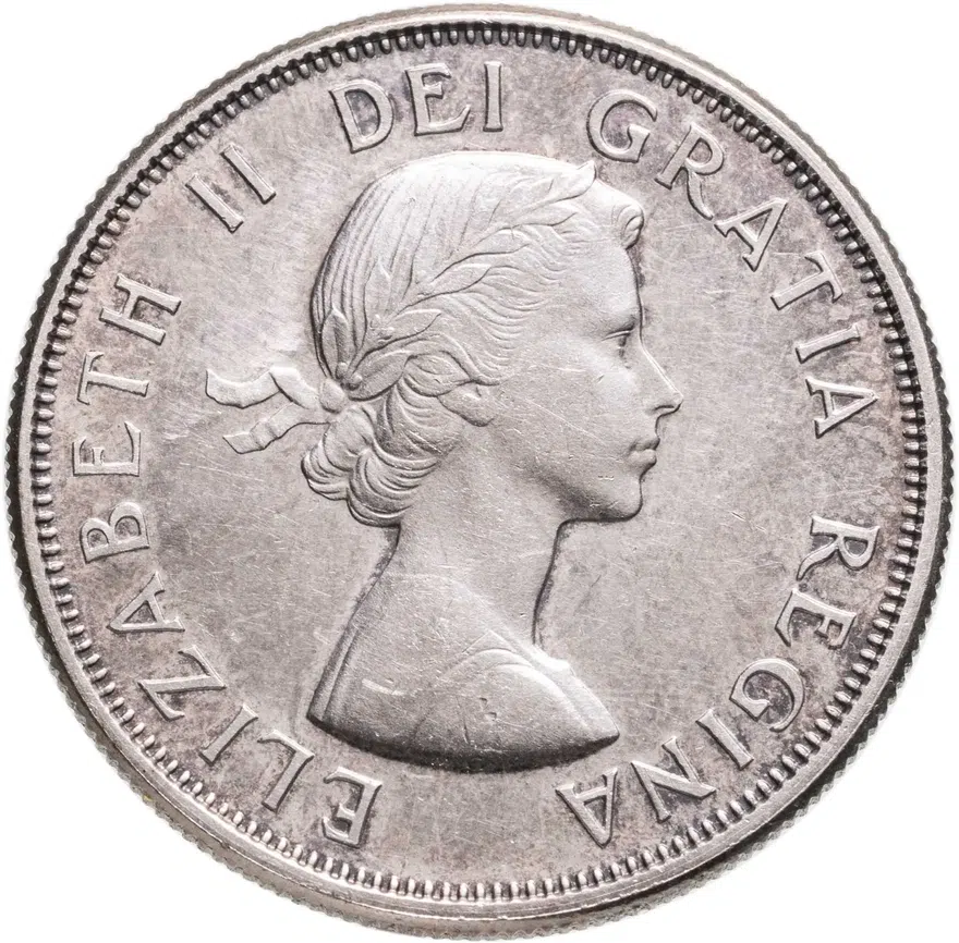 Канада 50 центов (cents) 1963, реверс