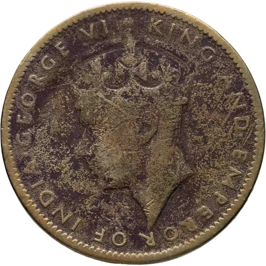 Ямайка 1/2 пенни (penny) 1938, реверс