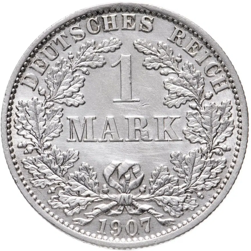 Германия (Германская Империя) 1 марка 1907 "А"