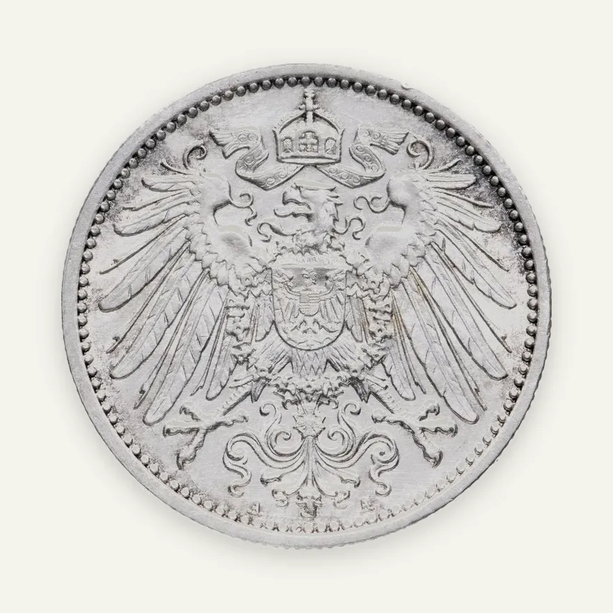 Германия (Германская Империя) 1 марка 1907 "А", реверс