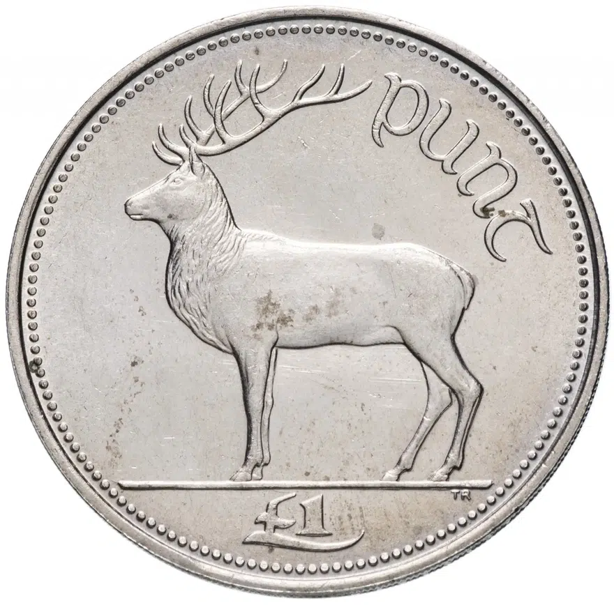 Ирландия 1 фунт (pound) 1990