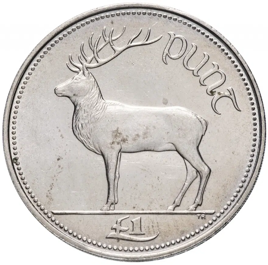 Ирландия 1 фунт (pound) 1990, реверс