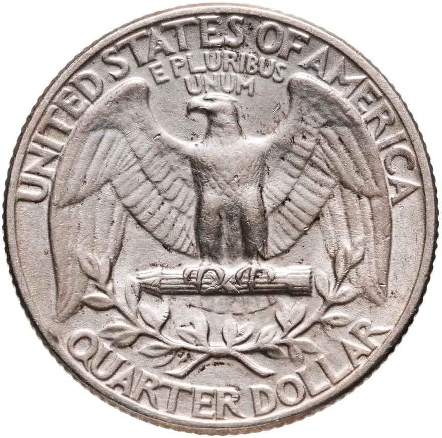 США 25 центов (квотер, 1/4 доллара, quarter dollar) 1944, реверс