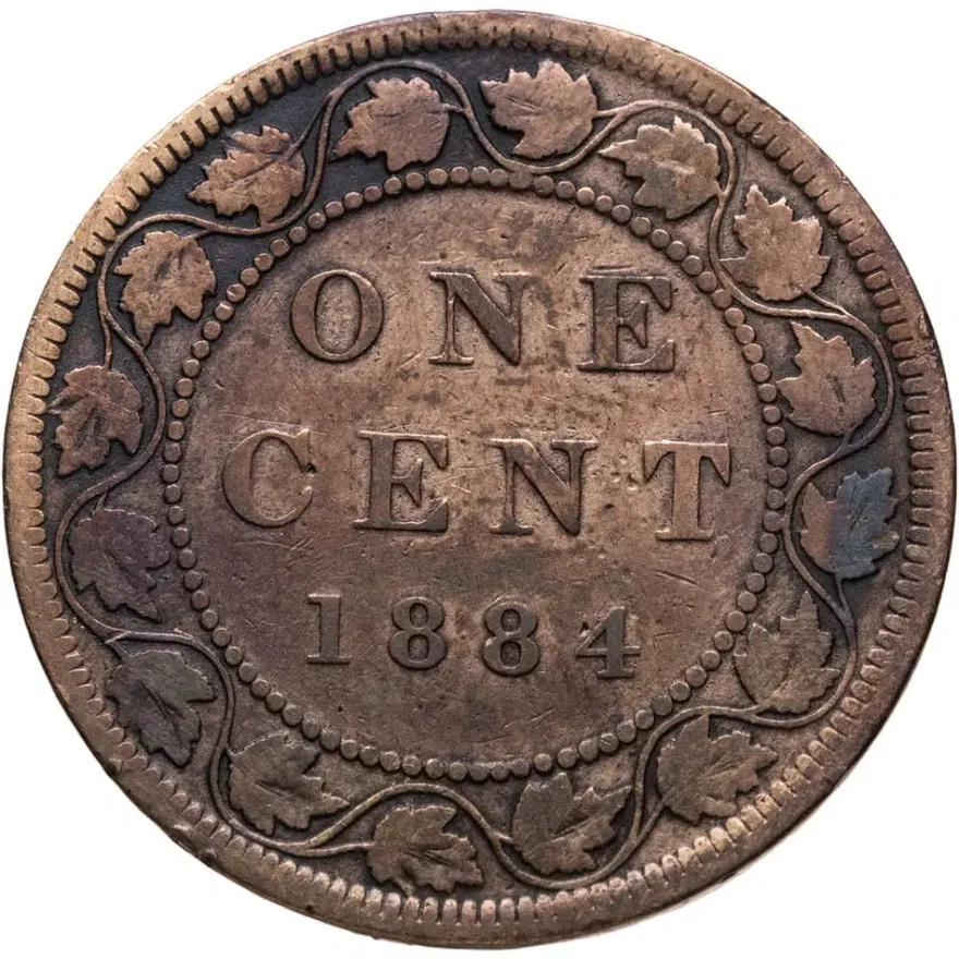 Канада 1 цент (cent) 1884