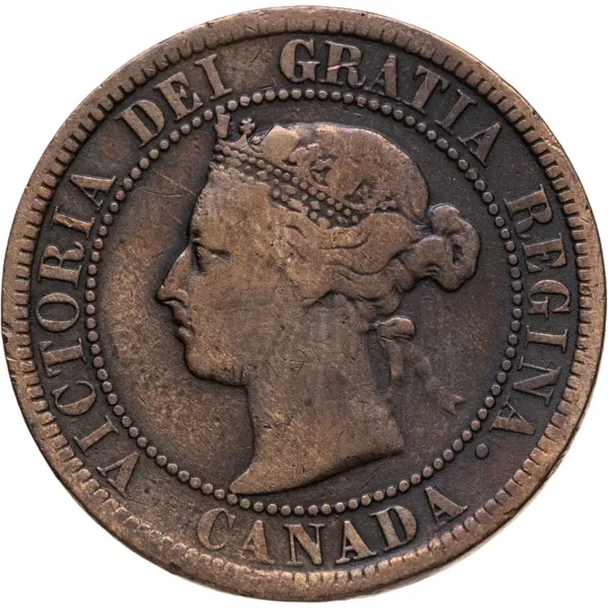Канада 1 цент (cent) 1884, реверс