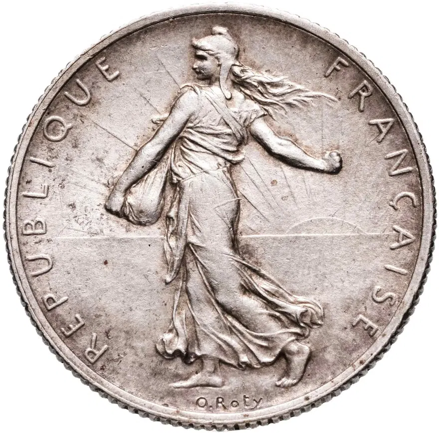 Франция 2 франка 1917