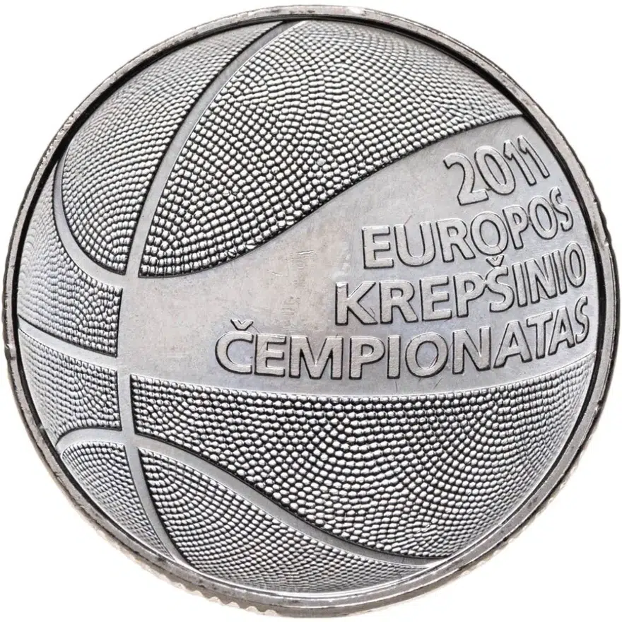 Литва 1 лит 2011 "Чемпионат Европы по баскетболу"