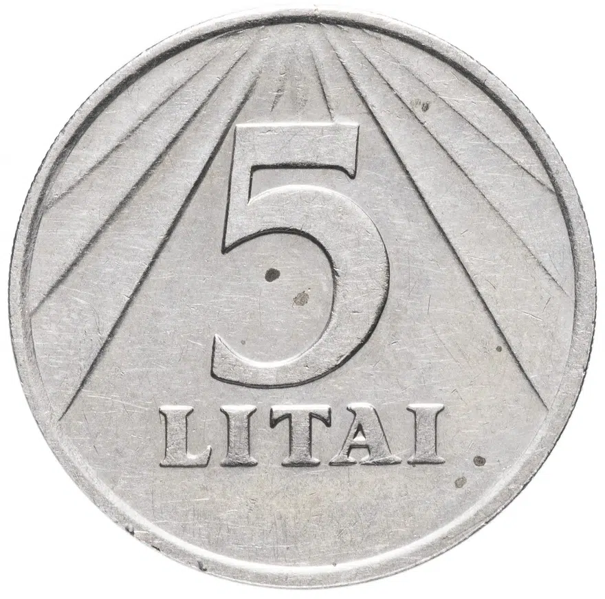 Литва 5 литов (litai) 1991
