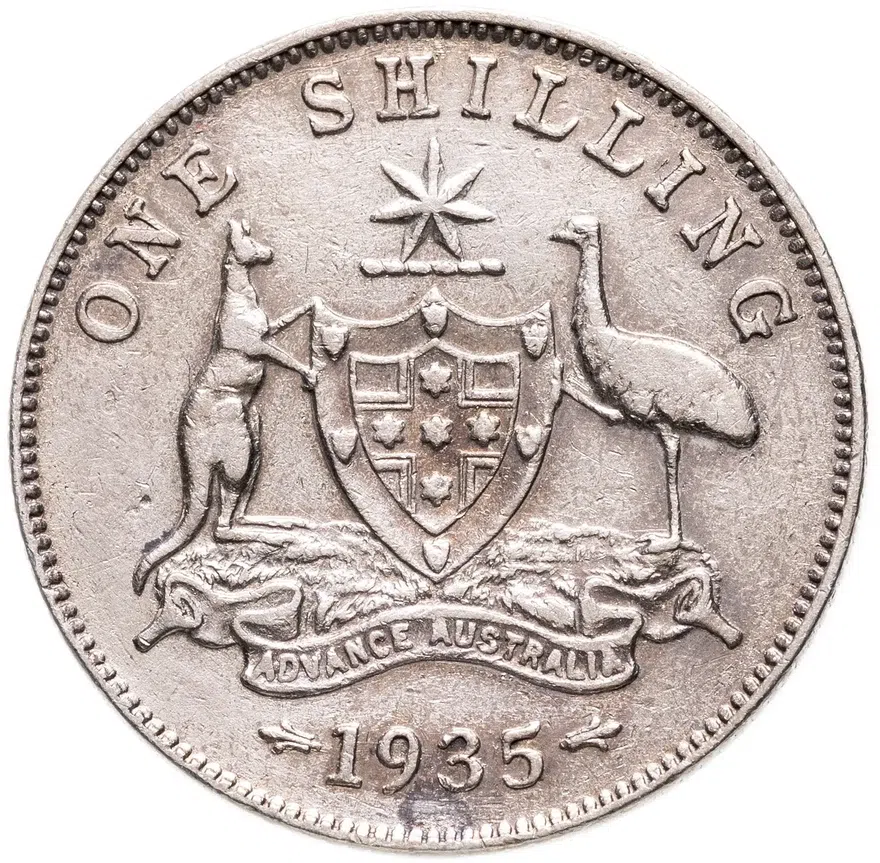 Австралия 1 шиллинг (shilling) 1935