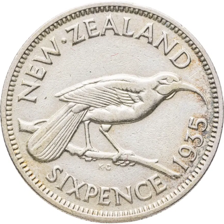 Новая Зеландия 6 пенсов (pence) 1935