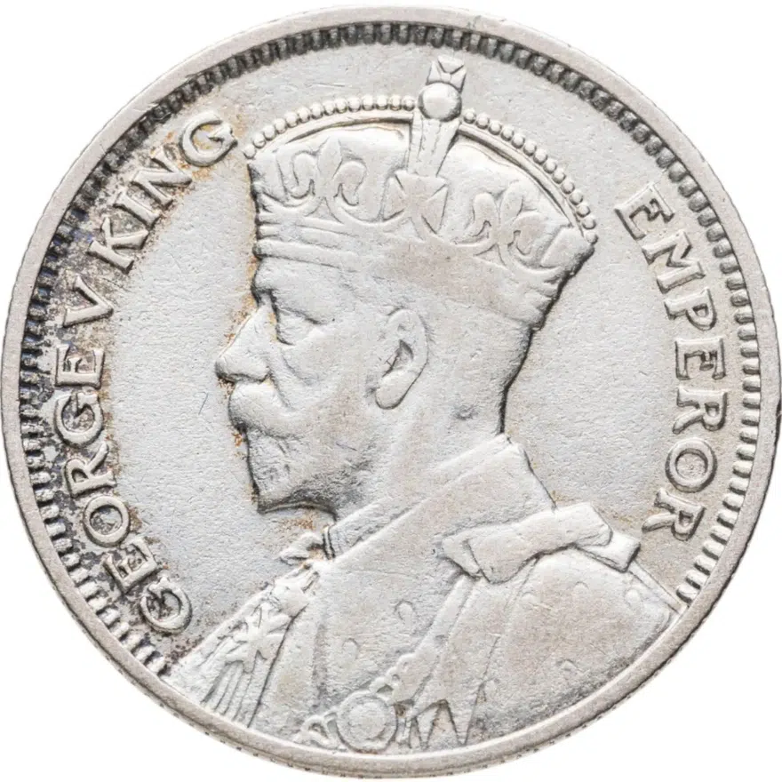 Новая Зеландия 6 пенсов (pence) 1935, реверс