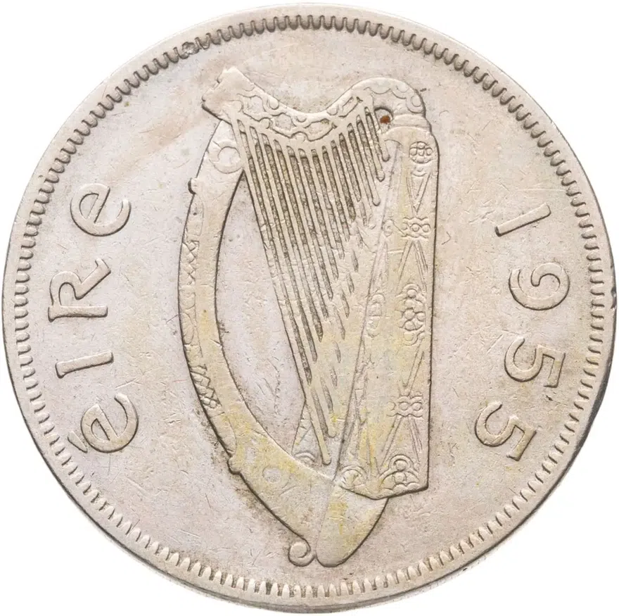 Ирландия 1/2 кроны (crown) 1955