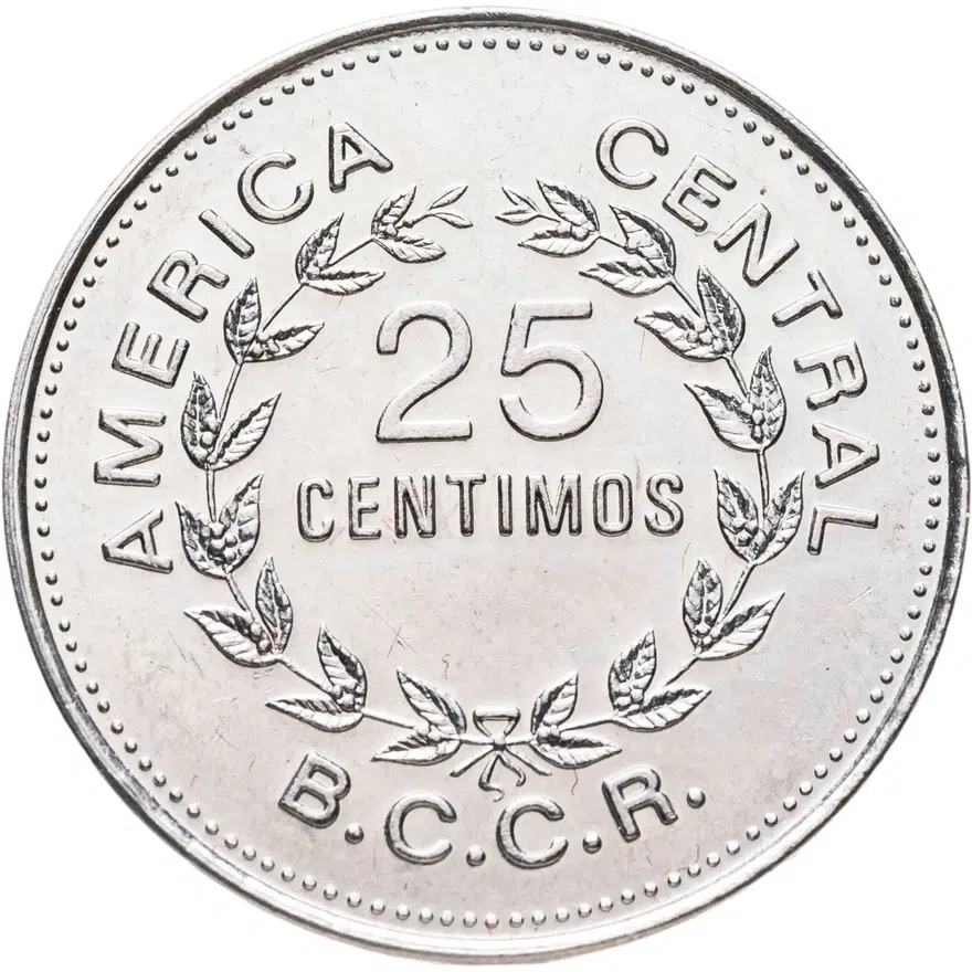 Коста-Рика 25 сентимо (centimos) 1980