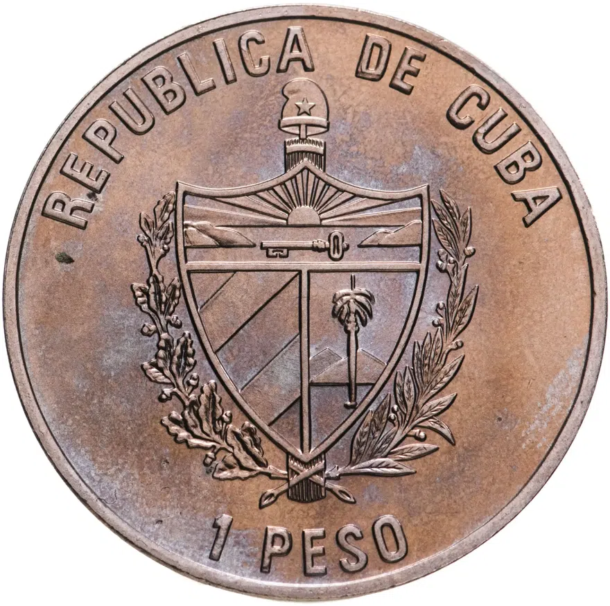 Куба 1 песо (peso) 2002  Вожди мирового пролетариата - Фридрих Энгельс, реверс
