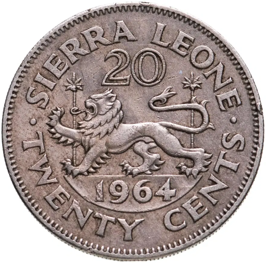 Сьерра-Леоне 20 центов (cents) 1964