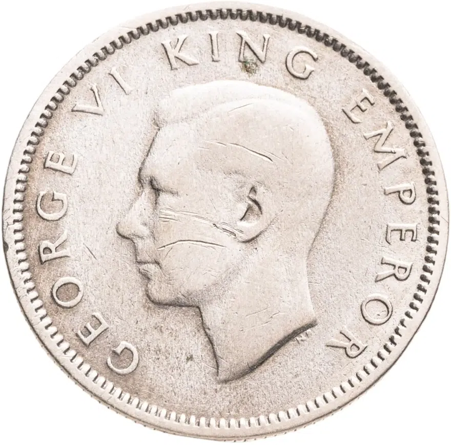 Новая Зеландия 6 пенсов (pence) 1937, реверс