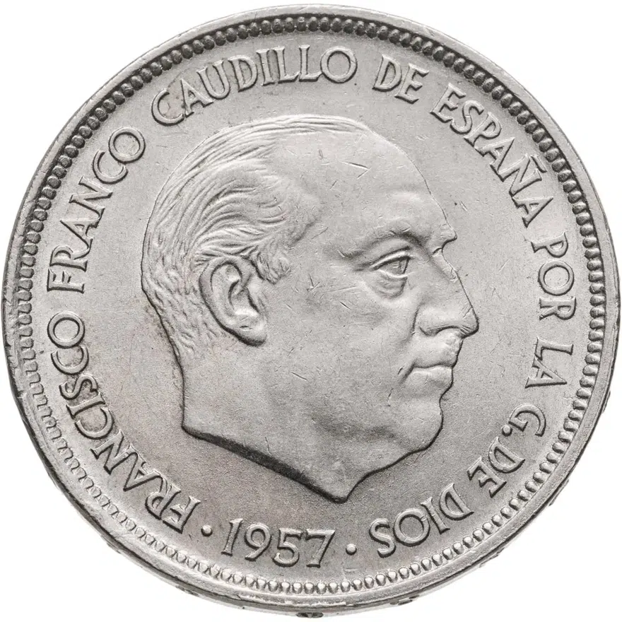 Испания 50 песет 1957 (1960)
