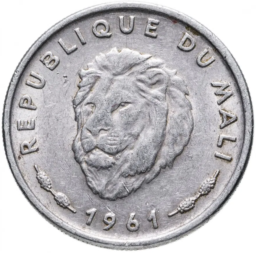 Мали 25 франков (francs) 1961