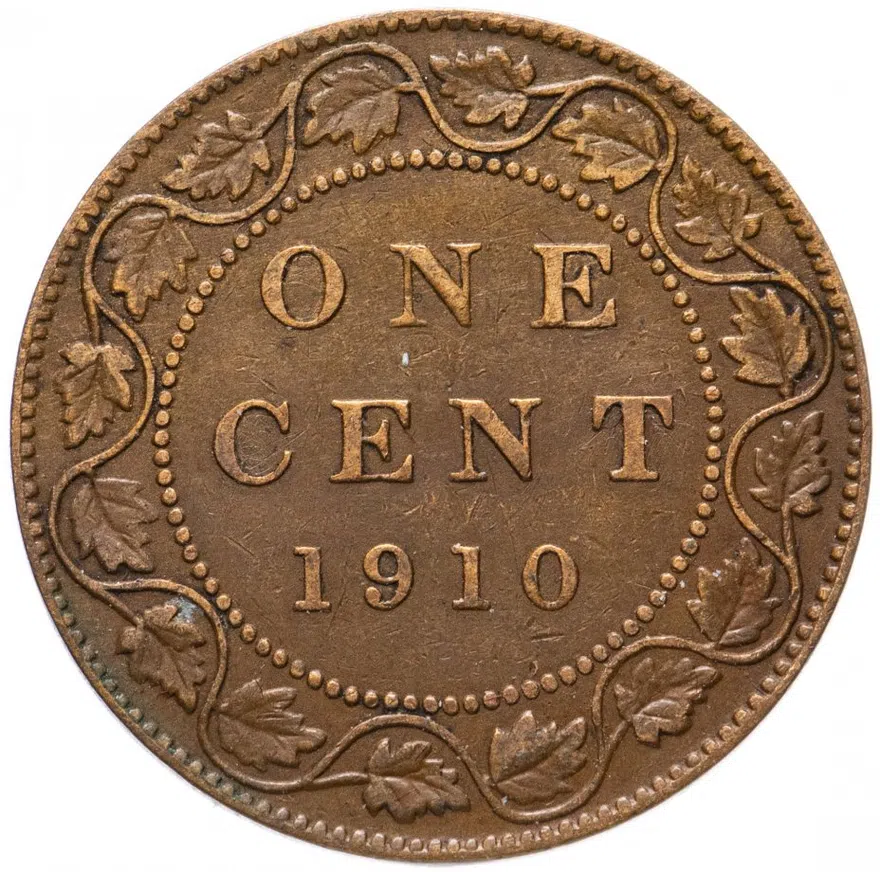 Канада 1 цент 1910