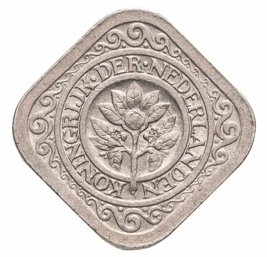 Нидерланды 5 центов (cents) 1929, реверс