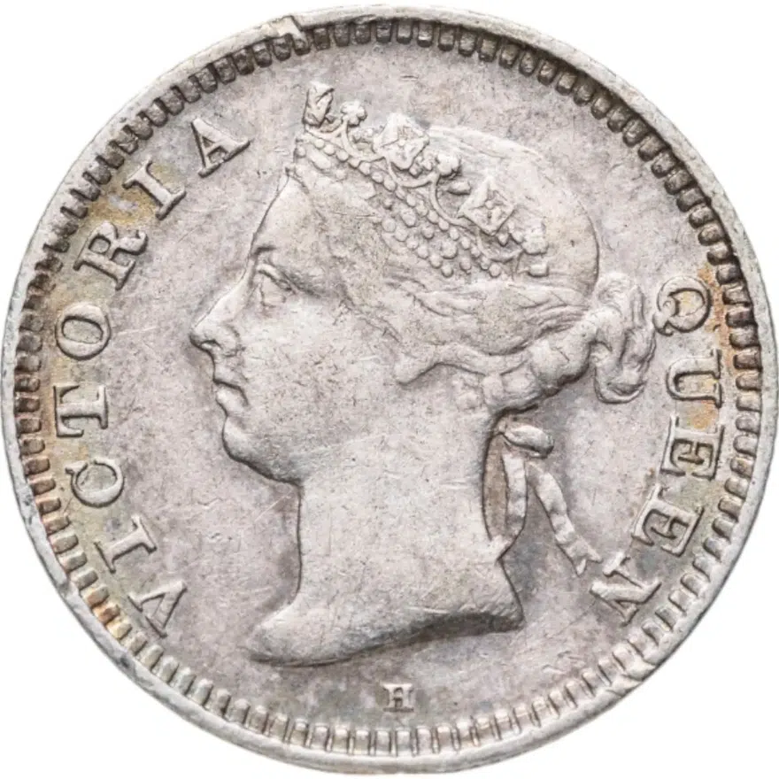 Маврикий 10 центов (cents) 1889, реверс