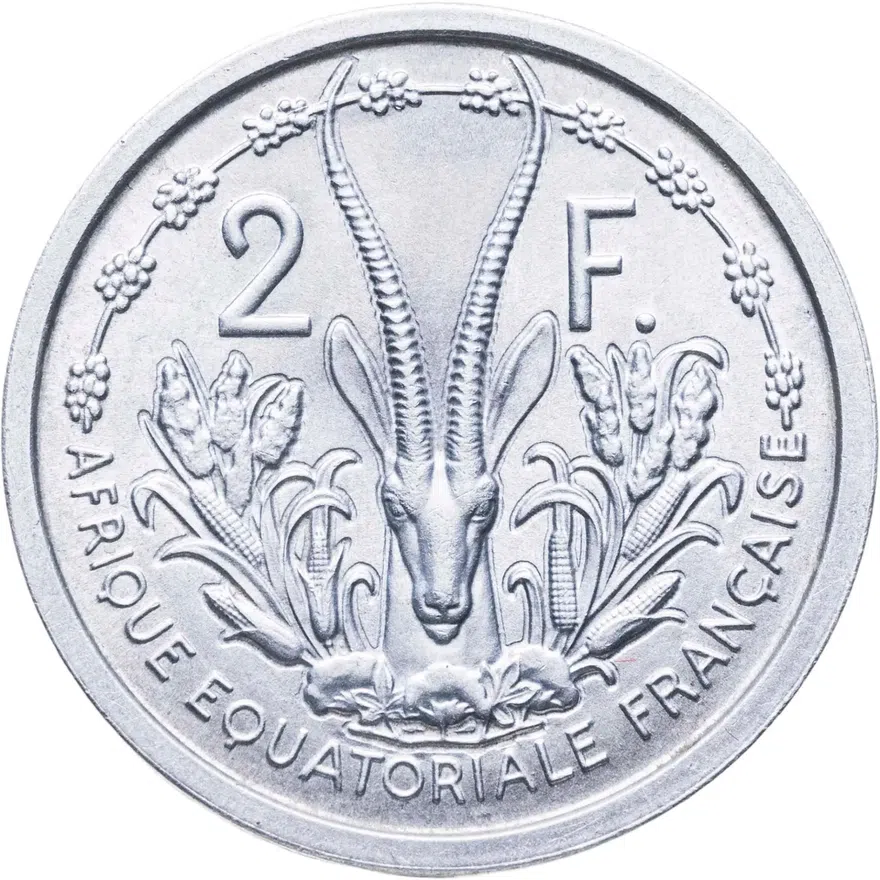 Французская Экваториальная Африка 2 франка (francs) 1948