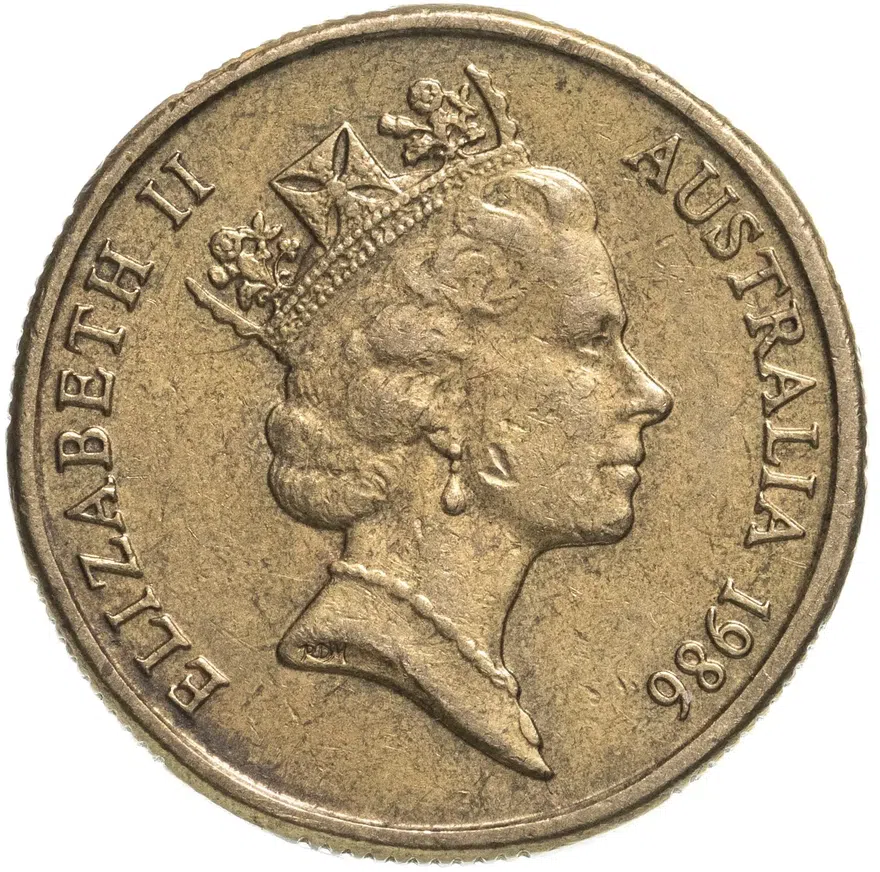 Австралия 1 доллар (dollar) 1986  Международный год мира