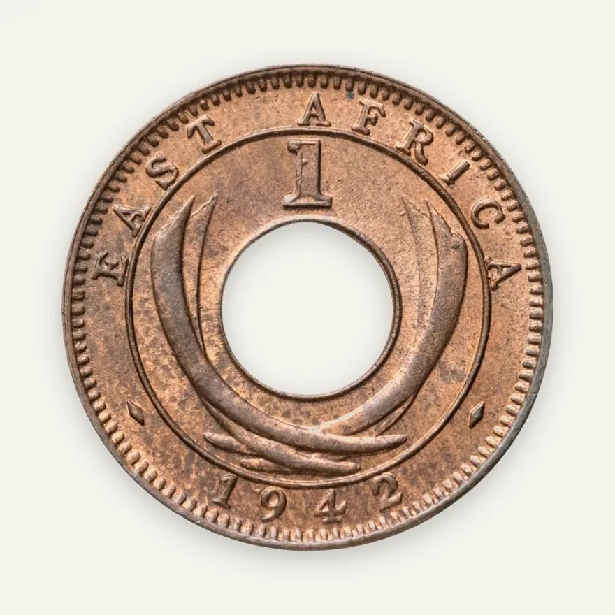 Британская Восточная Африка 1 цент (cent) 1942, реверс
