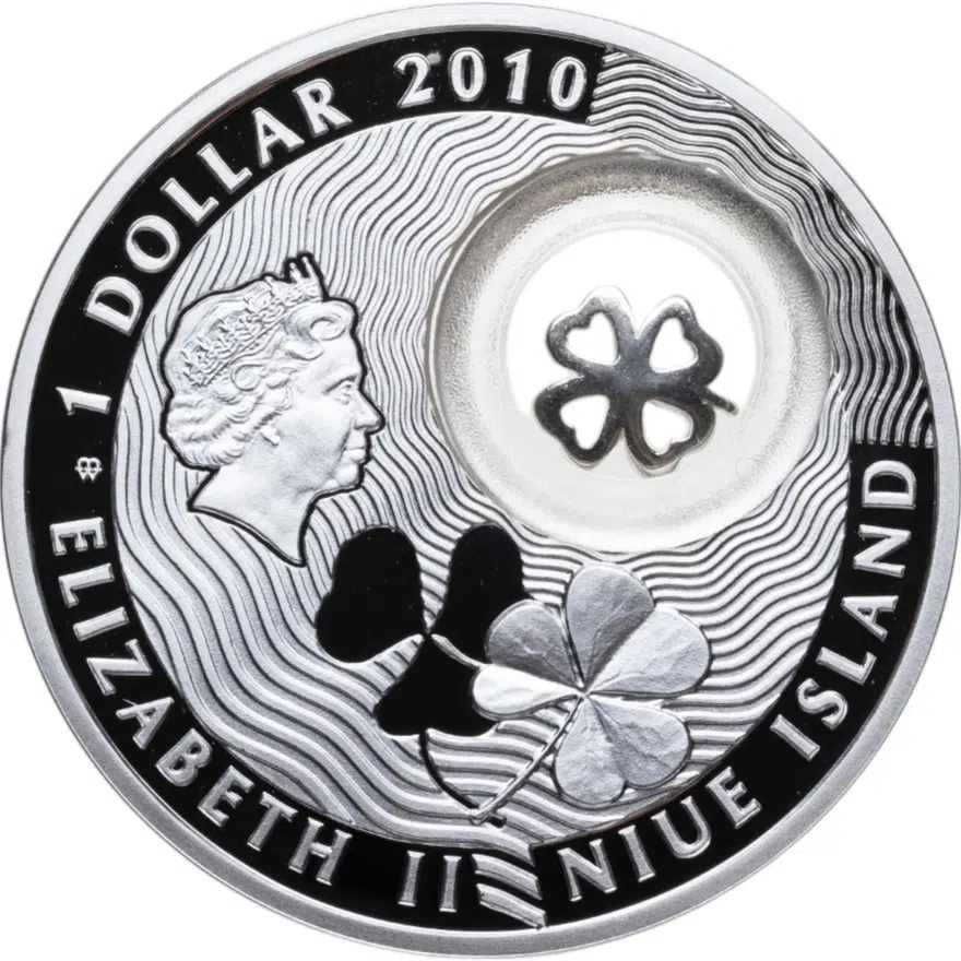 Ниуэ 1 доллар (dollar) 2010  "Клевер на удачу", реверс