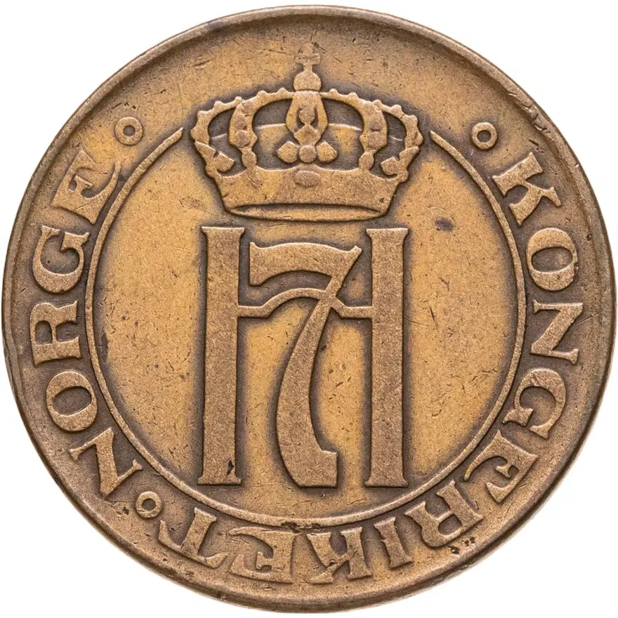 Норвегия 5 эре (ore) 1922