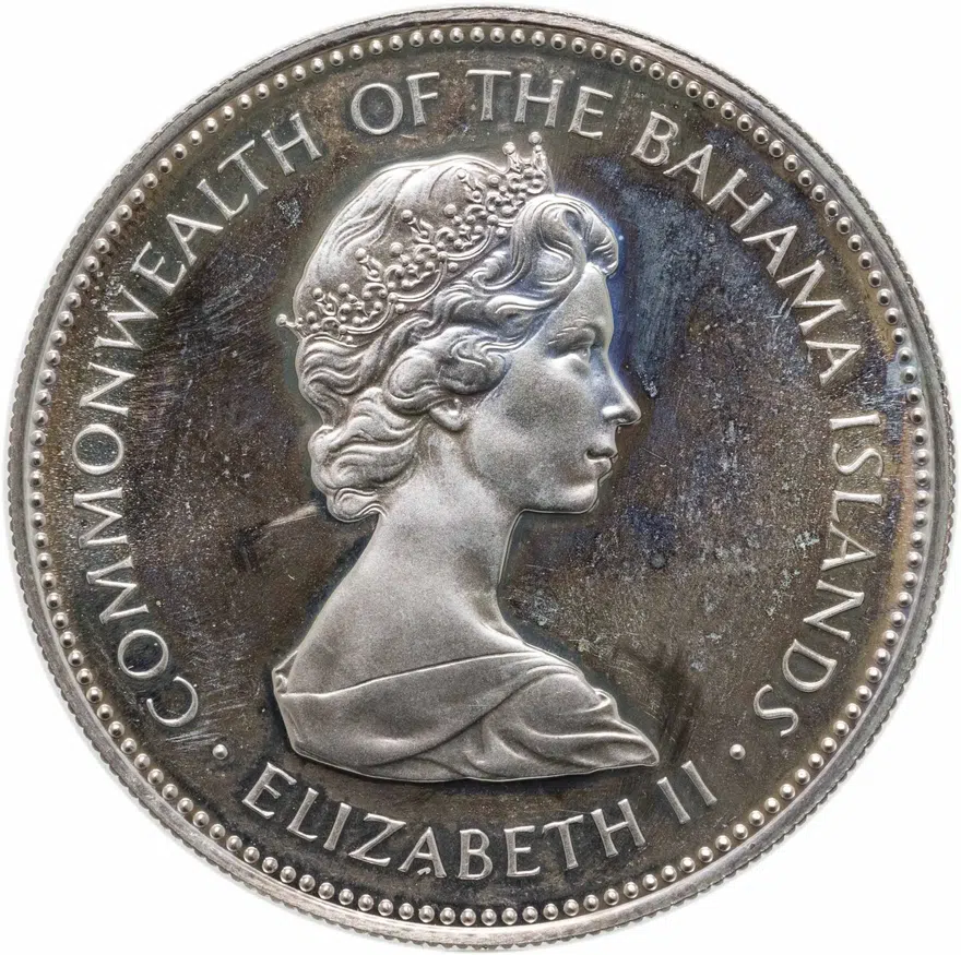 Багамы 2 доллара (dollars) 1972, реверс