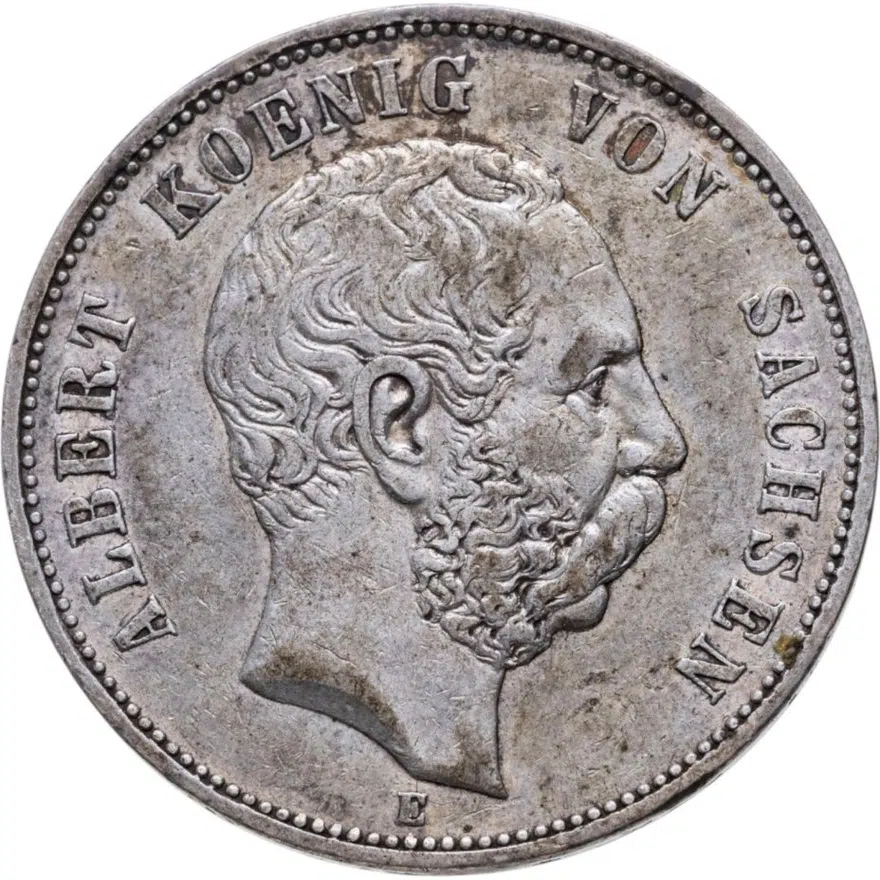 Германия (Империя) 5 марок (mark) 1902