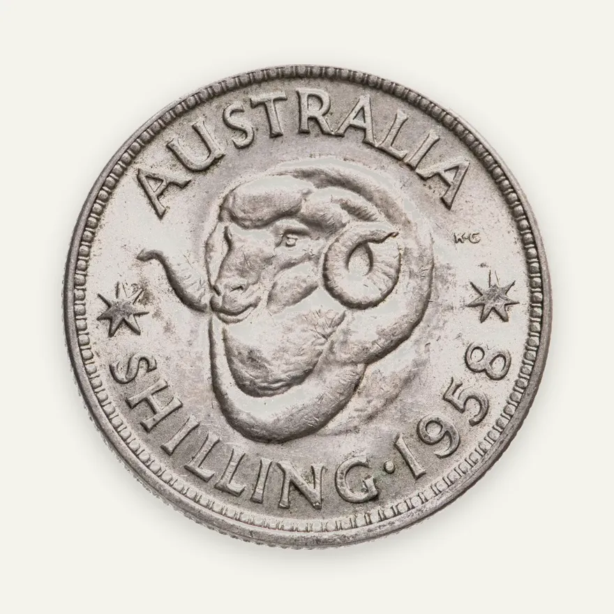Австралия 1 шиллинг (shilling) 1958