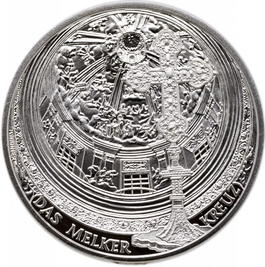 Австрия 10 евро (euro) 2007 "Аббатство Мельк" в футляре с сертификатом