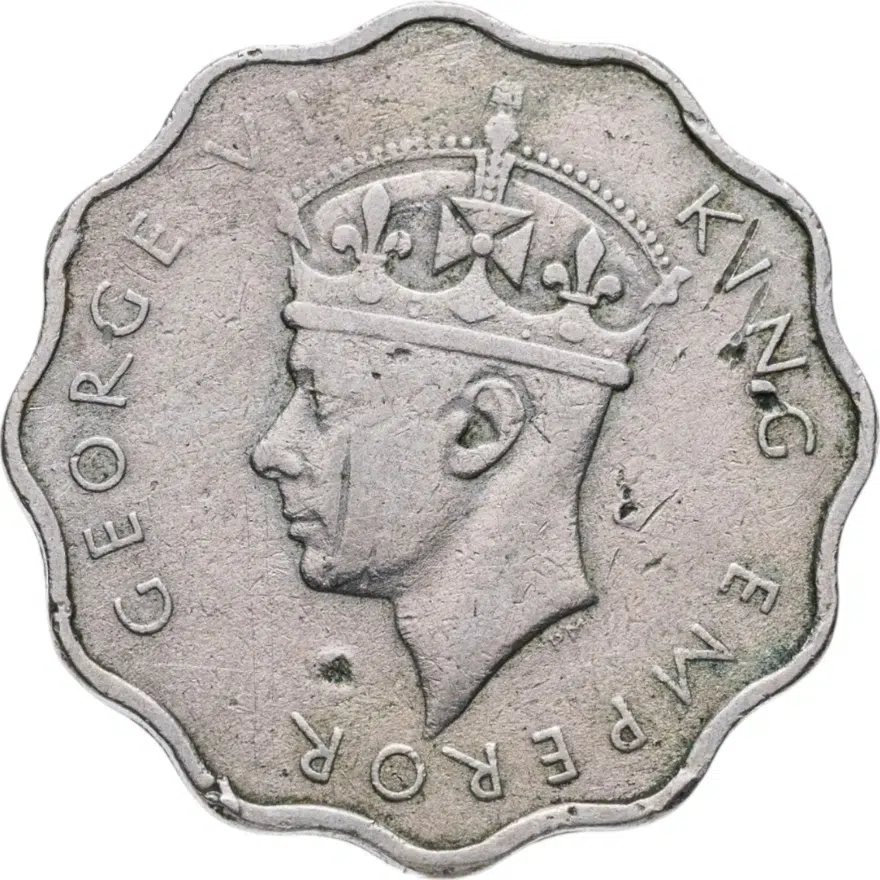 Сейшелы 10 центов (cents) 1943, реверс