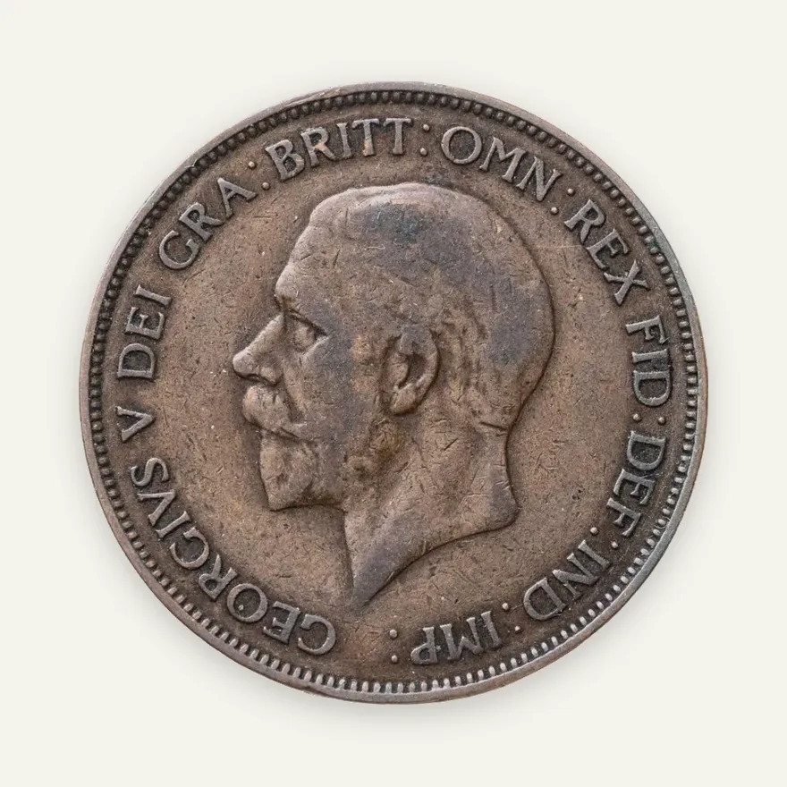 Великобритания 1 пенни (penny) 1932, аверс
