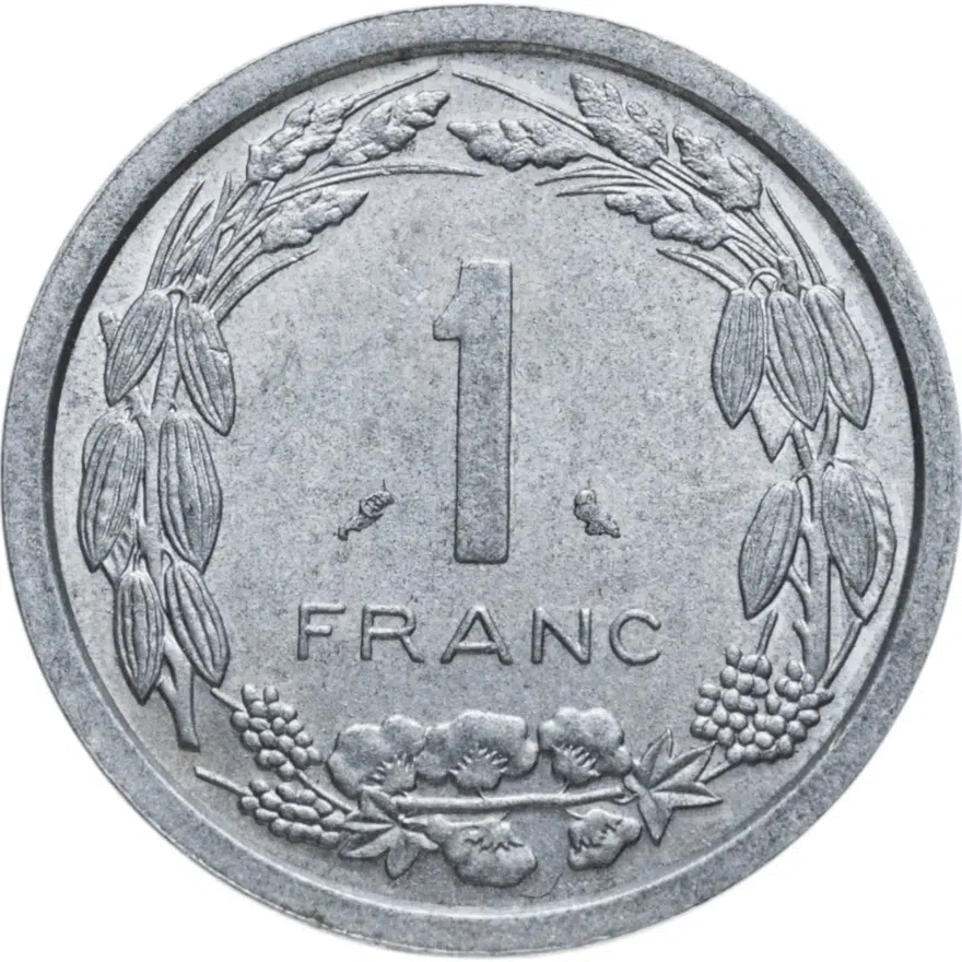 Экваториальная Африка, Камерун 1 франк (franc) 1969