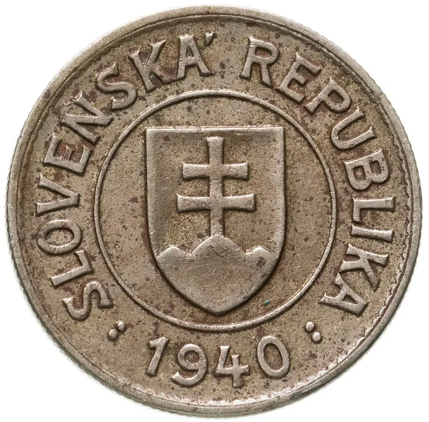 Словакия 1 крона (crown) 1940, реверс