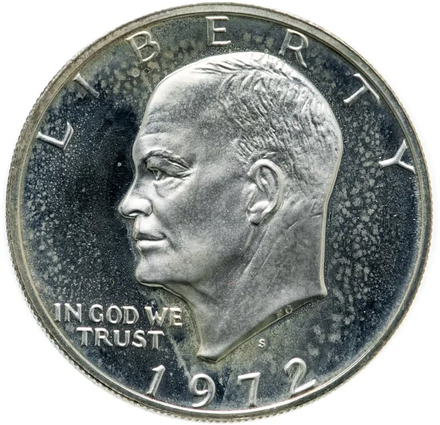 США 1 dollar (доллар) 1972 S "Эйзенхауэр"
