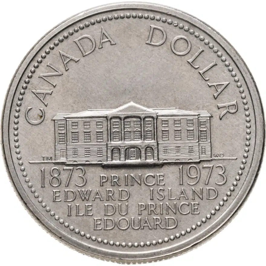 Канада 1 dollar (доллар) 1973 "100 лет со дня присоединения острова Принца Эдуарда"