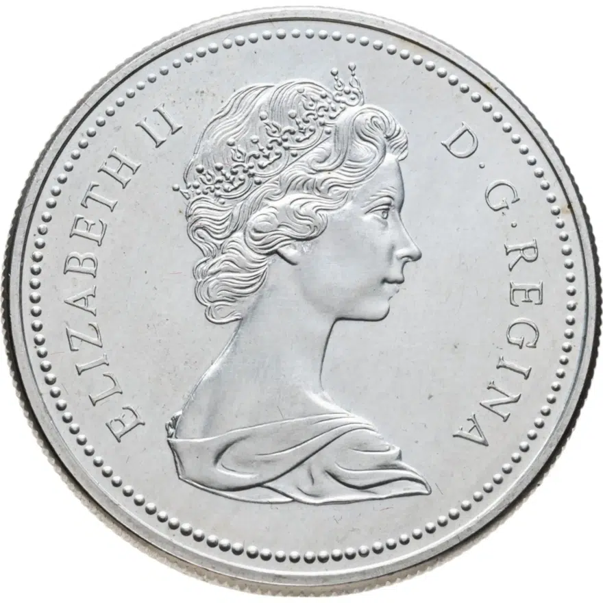 Канада 1 доллар (dollar) 1973  100-летие Королевской Конной Полиции, реверс