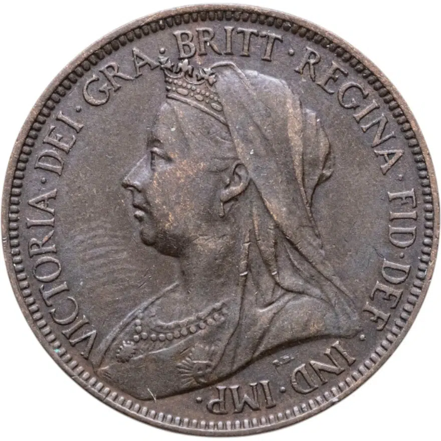 Великобритания 1 пенни (penny) 1901