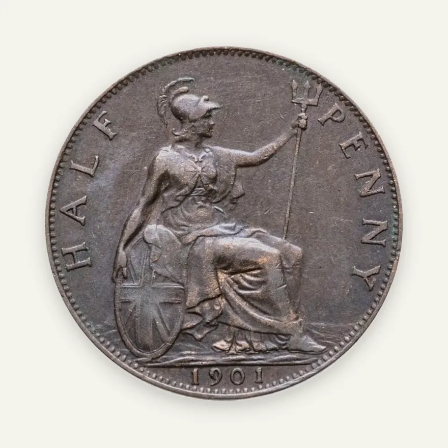 Великобритания 1 пенни (penny) 1901, реверс