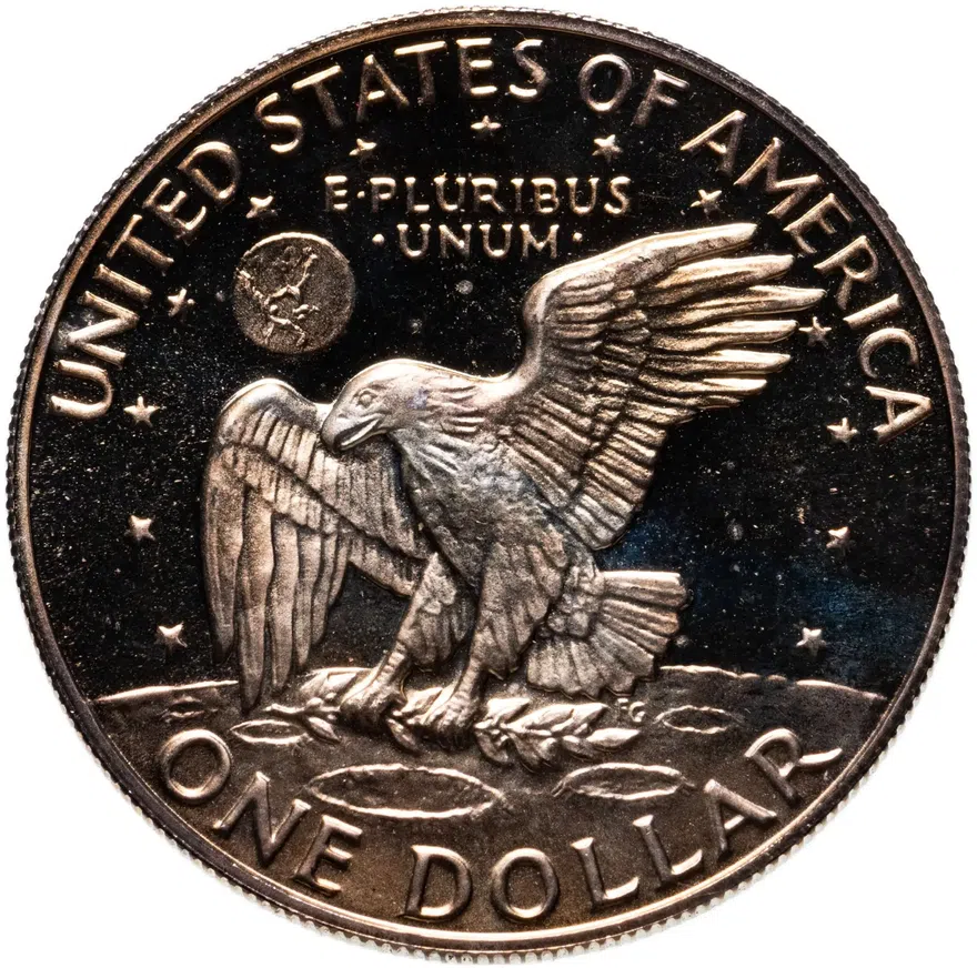 США 1 доллар (dollar) 1974 "S" доллар Эйзенхауэра, реверс