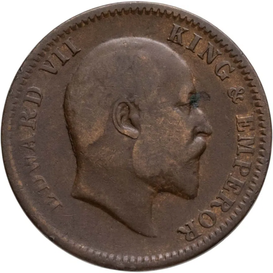 Индия (Британская) 1/4 анны (anna) 1907