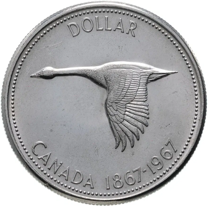 Канада 1 dollar (доллар) 1967 "100 лет Конфедерации Канады"