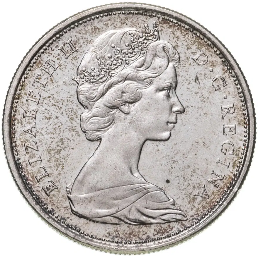 Канада 50 центов (cents) 1967  100 лет Конфедерации Канада, реверс